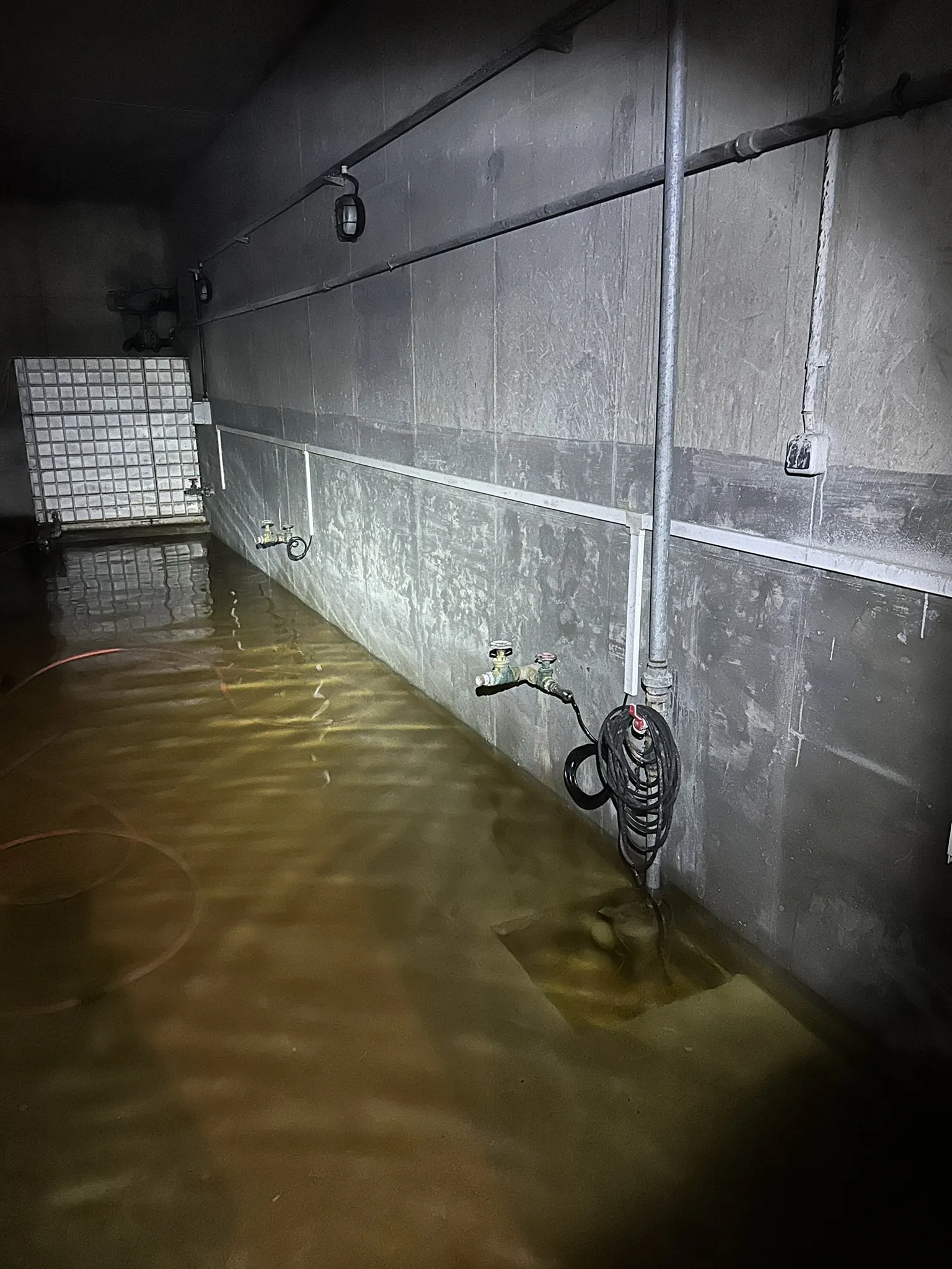 Srážkoměr po instalaci