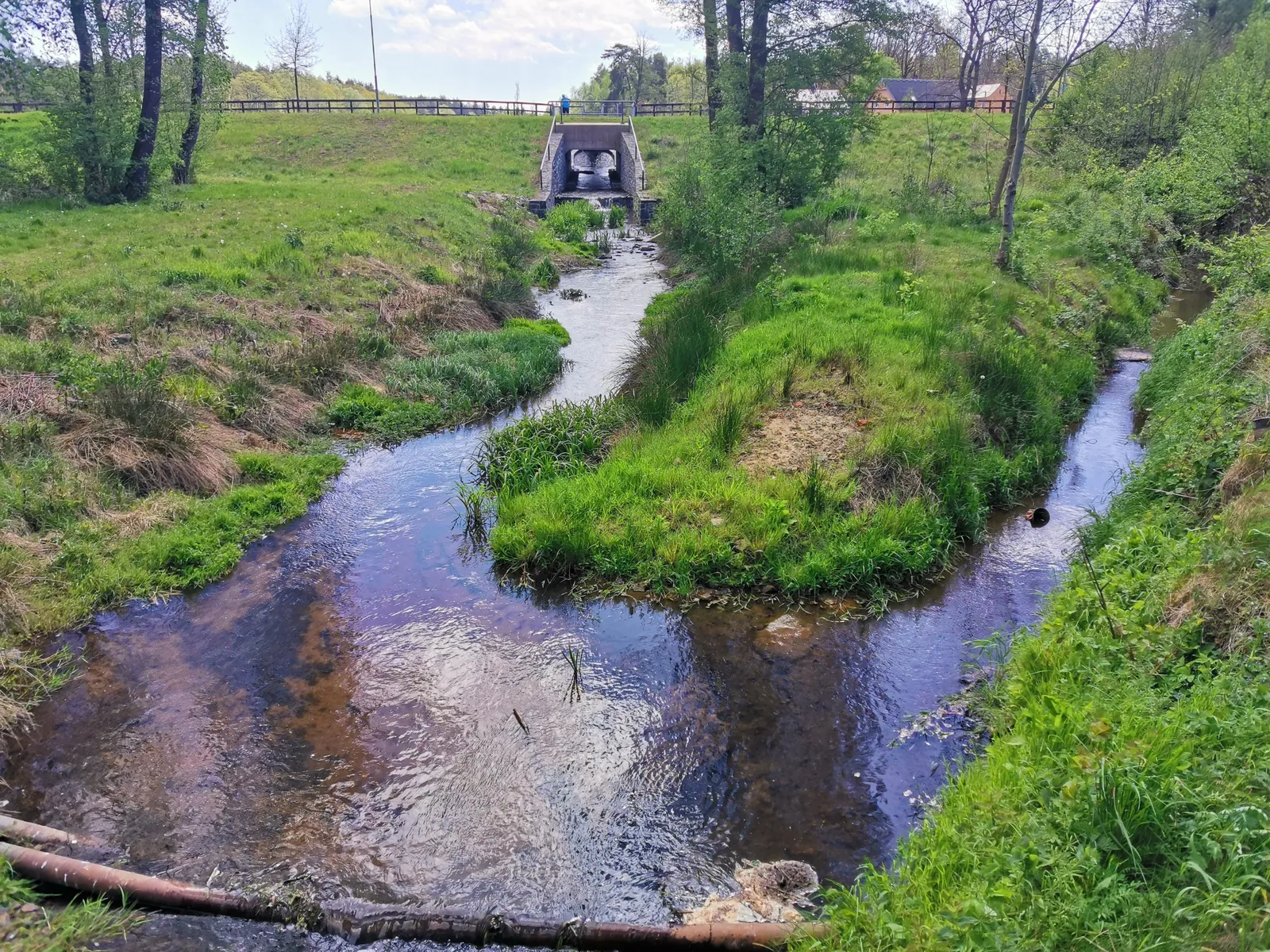 Měrný profil na přítoku Ploučnice