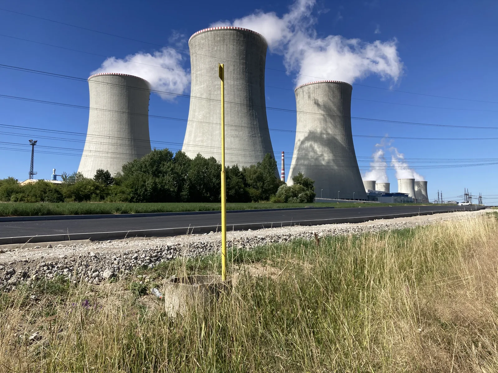 Monitorovací vrt v okolí elektrárny Dukovany