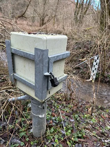 Stanice pro měření vodních stavů na Bukovském potoce